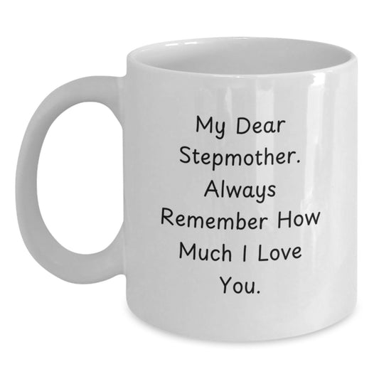 Stepmother Keepsake White Coffee Mug 11oz Graduation Gift for Him - Main