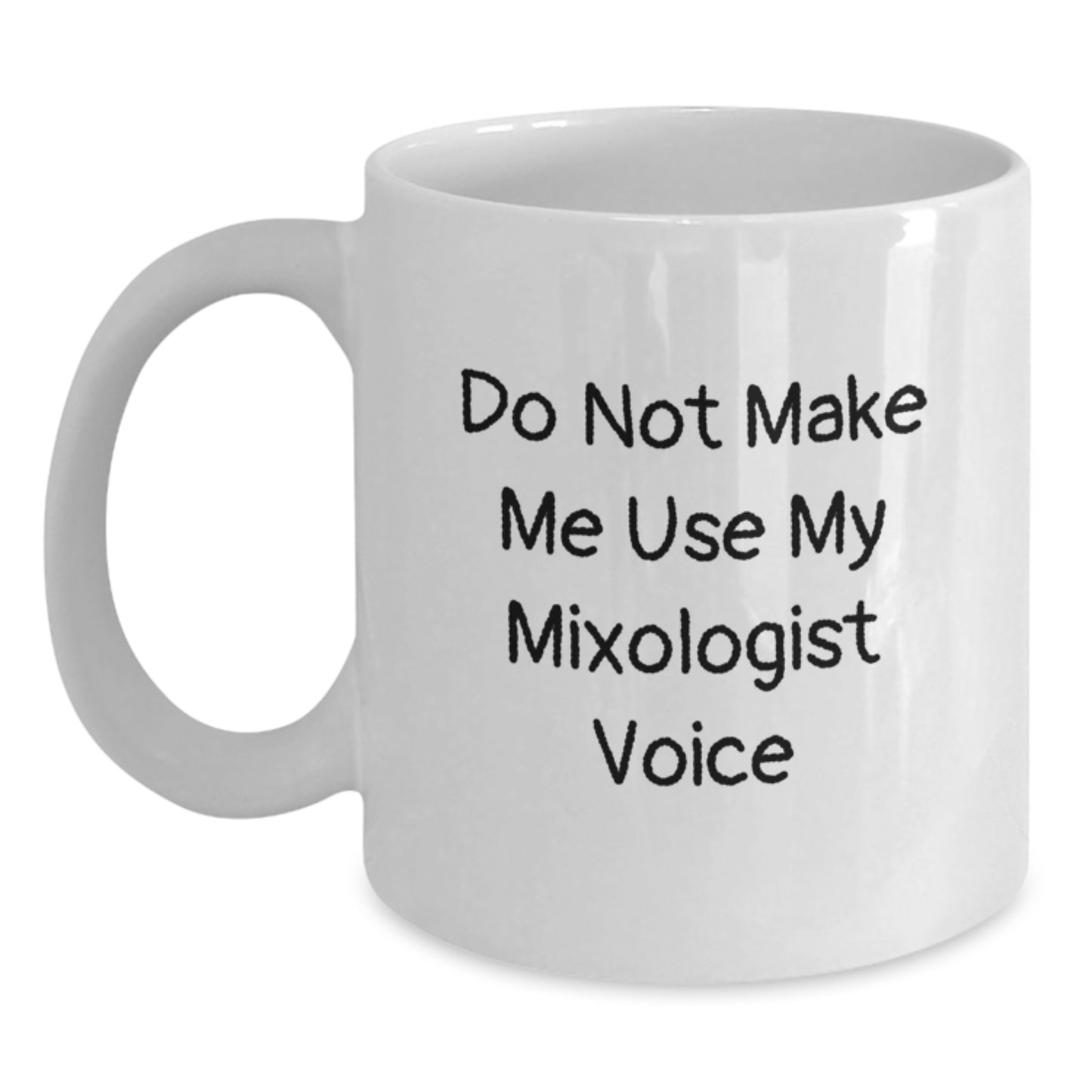 Mixologist Keepsake White Ceramic Coffee Mug Birthday Gift for Him - Main