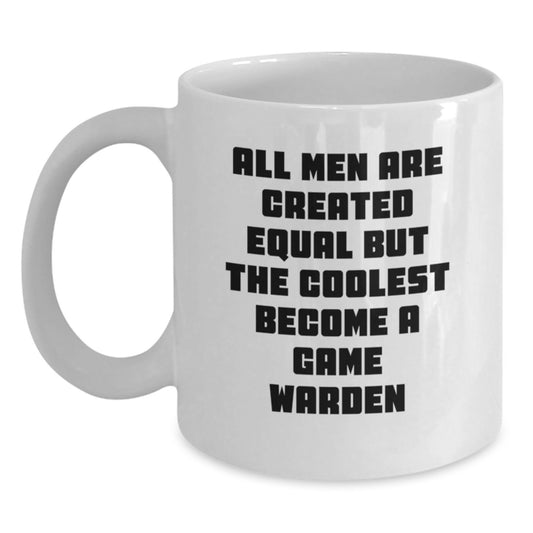 Funny Game Warden Gifts from Men - White Coffee Mug for Game Warden Lover on Mother's Day Unique Gifts - Main