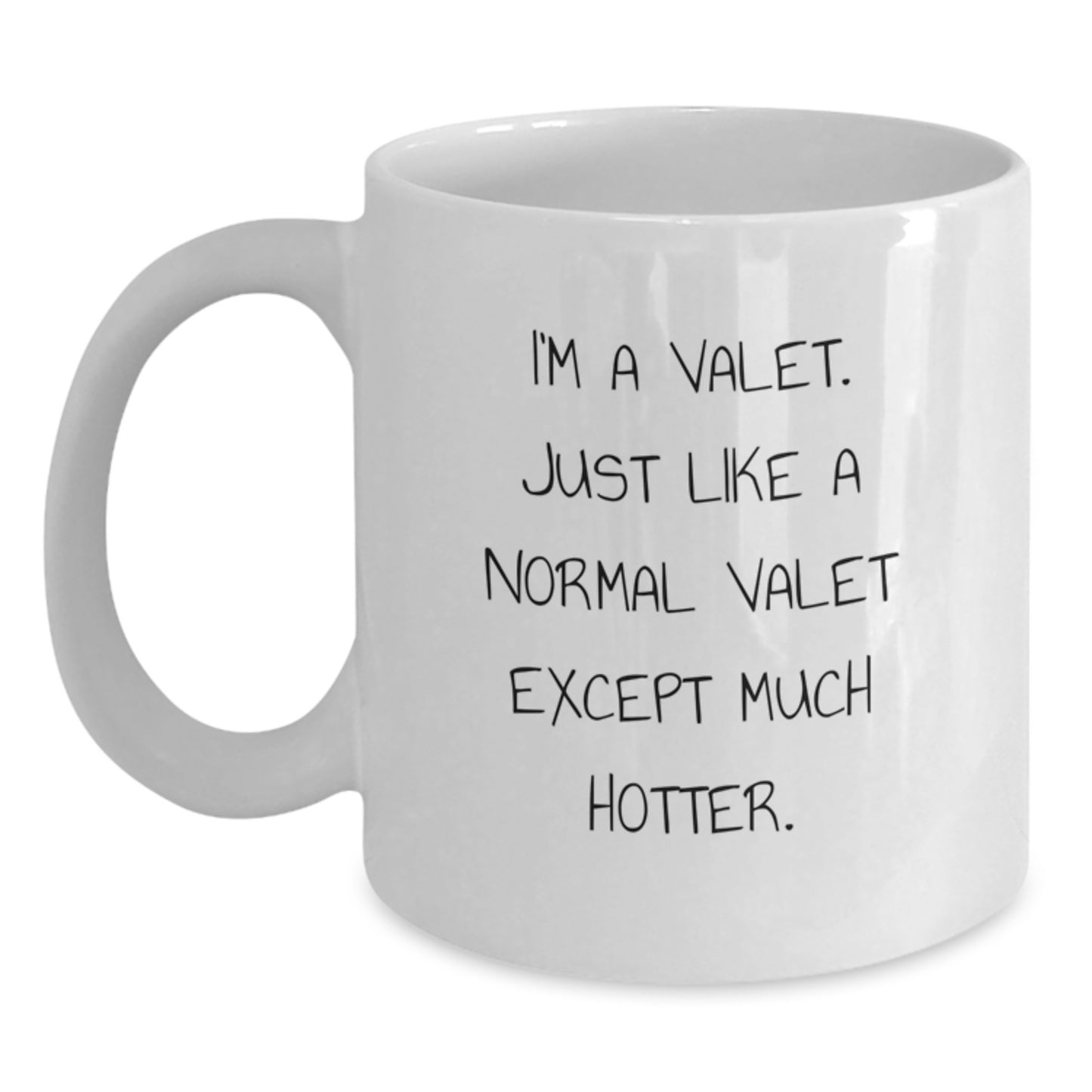 Birthday Gift for Her Valet White Coffee Mug Present - Main