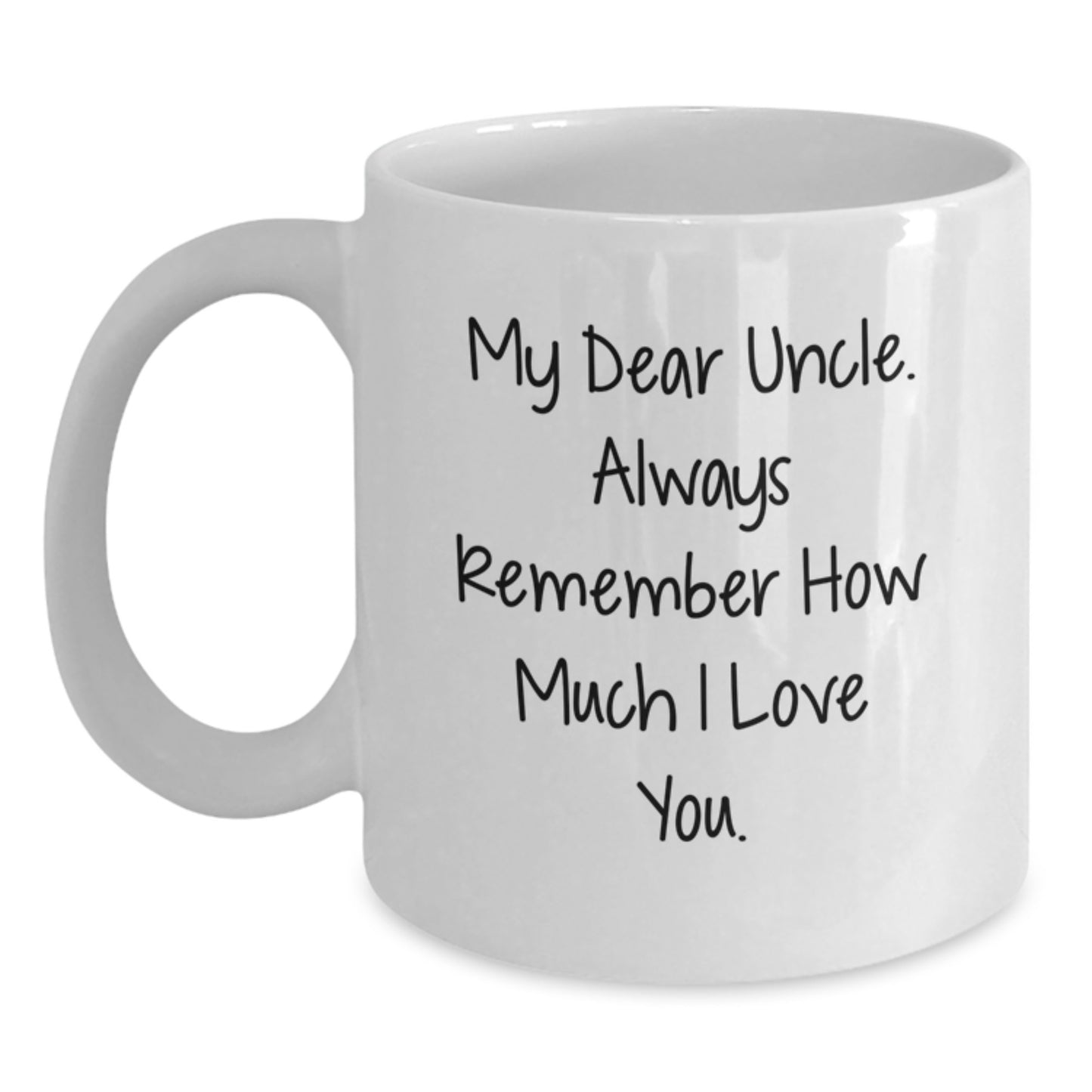 Funny Quotes Uncle Gifts from Men for Uncle Graduation Unique Gifts White Coffee Mug - Main