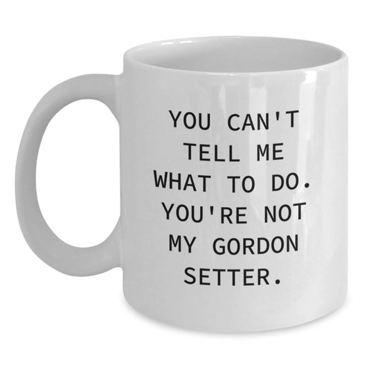Funny Gordon Setter Dog Gifts, Birthday Unique White Coffee Mug, Gifts from Friends for Gordon Setter Dog Lovers - Main