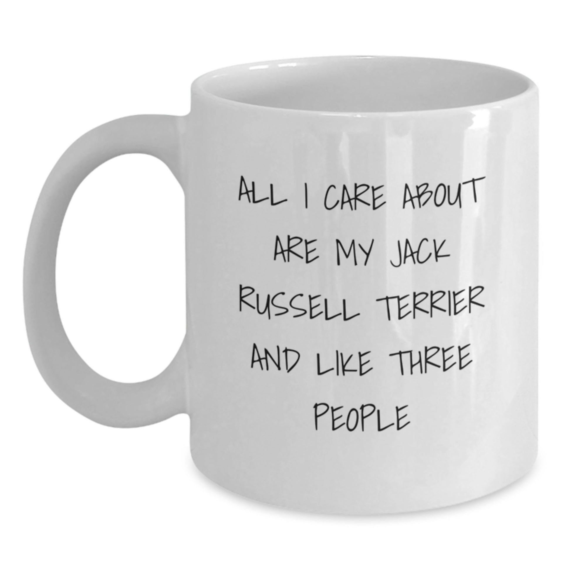 Funny Gifts from Friends for Jack Russell Terrier Dog Lover - White Coffee Mug, Birthday Unique Gifts with Cute Jack Russell Terrier Dog Quote - Main