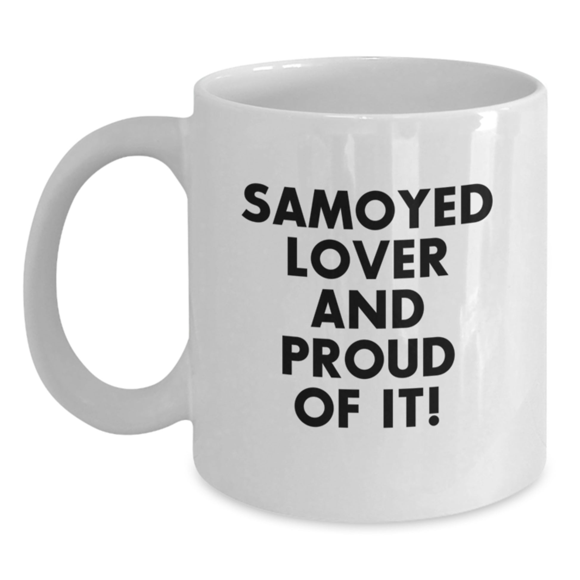 Samoyed Dog Lover Gifts from Family, Unique Valentine's Samoyed Dog Mugs for Men or Women, Funny White Coffee Mug for Samoyed Enthusiasts - Main