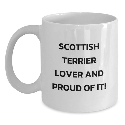 Funny Scottish Terrier Dog Lover Gifts from Friends to Family - Main