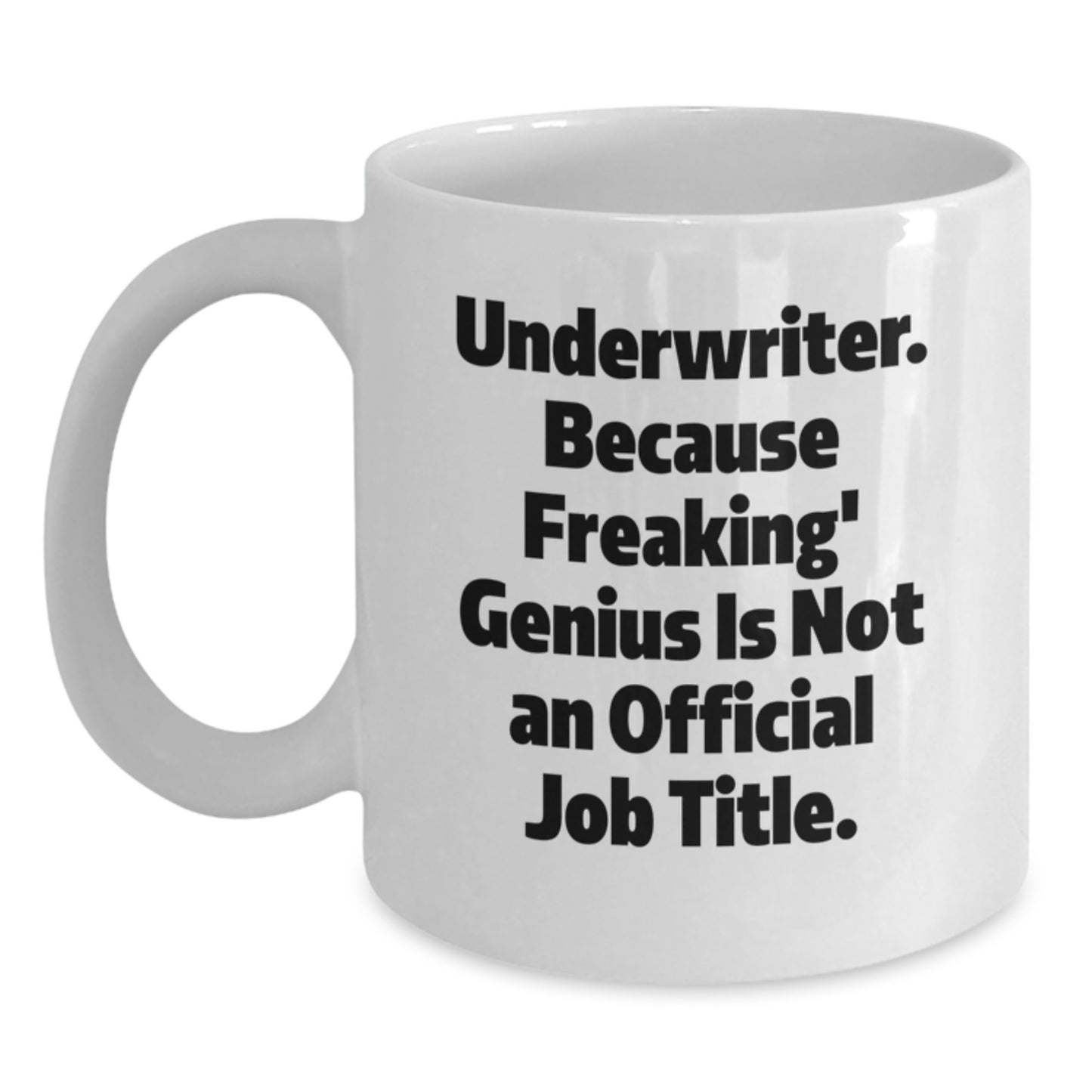 Underwriter Keepsake White Ceramic 11oz Coffee Mug for Him Birthday Gift - Main