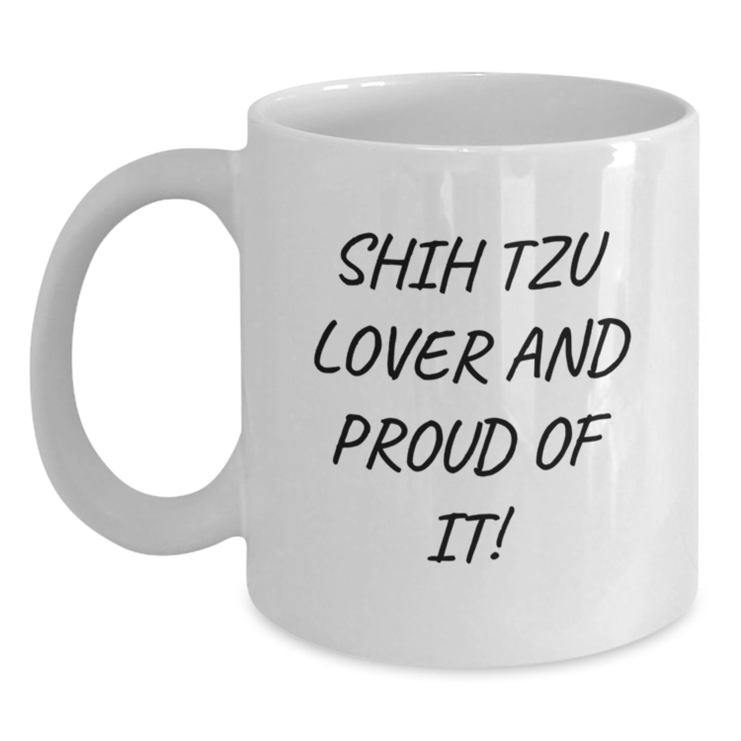 Funny Shih Tzu Dog Lover Gifts from Friends for Valentine's White Coffee Mug - Main
