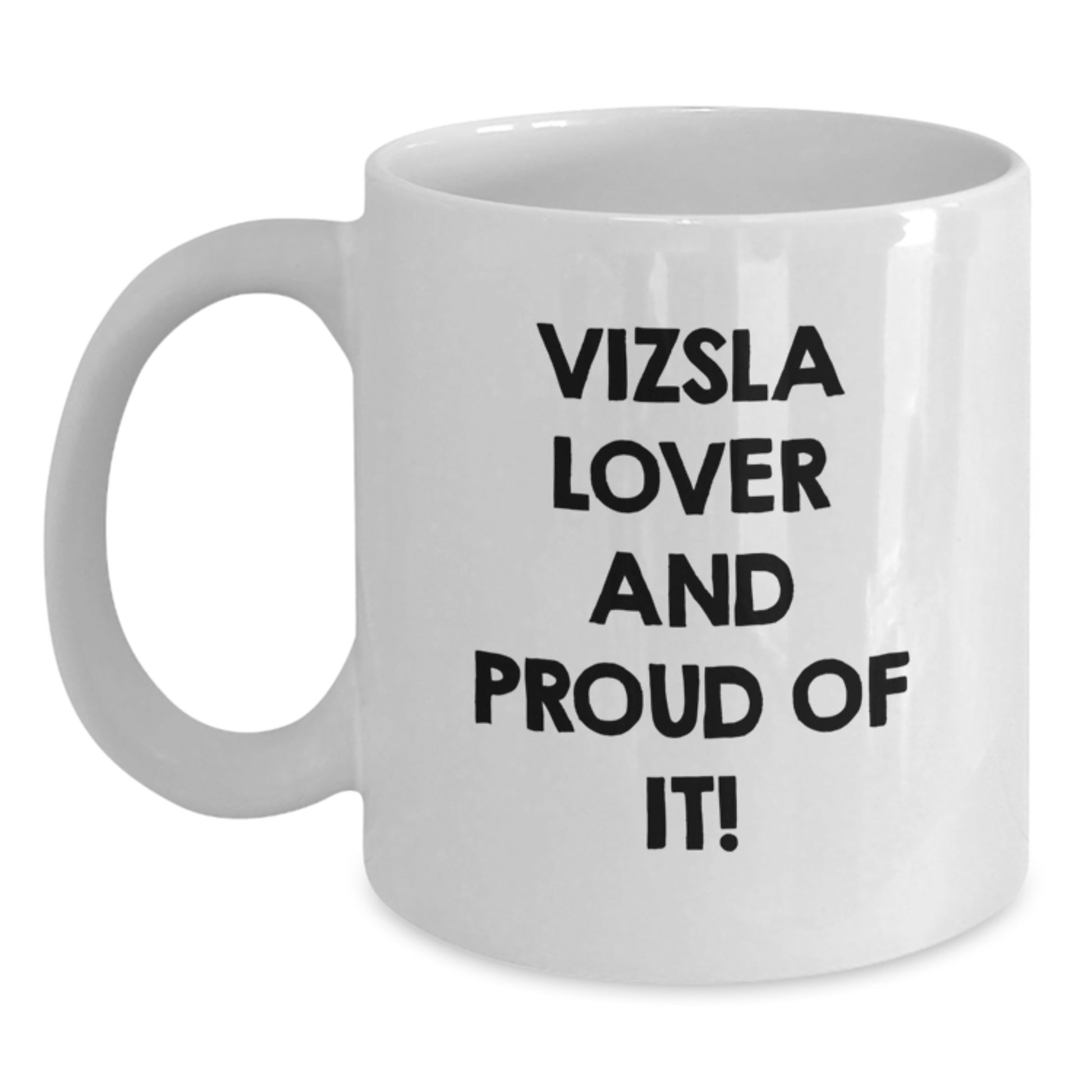 Vizsla Dog Lover Gifts from Men to Women Valentine's Unique White Coffee Mugs - Main
