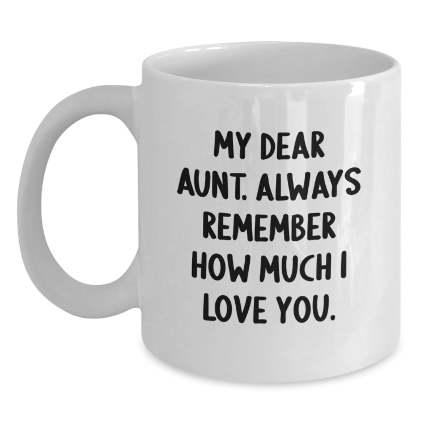 Funny Aunt Quotes Gifts from Family for Graduation Unique White Coffee Mug - Main
