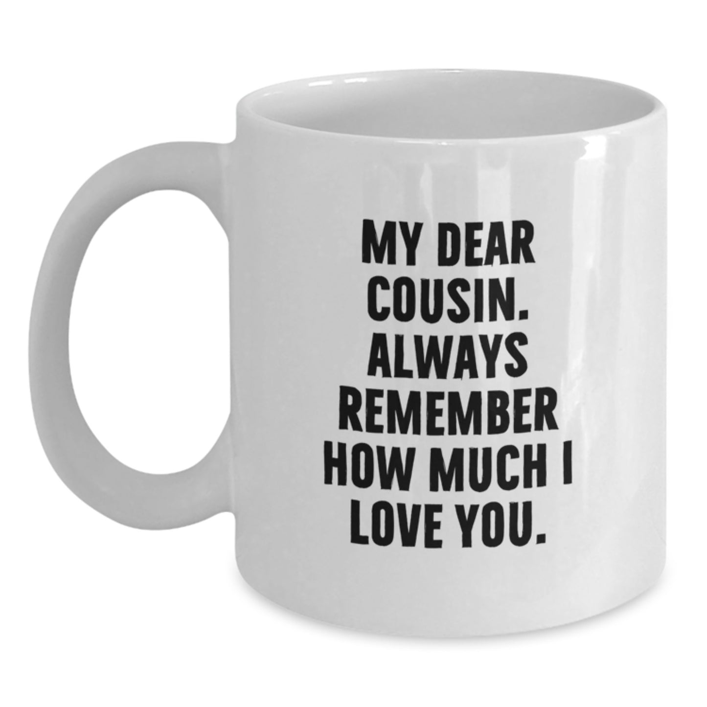 Favorite Cousin White Coffee Mug Birthday Gift for Kids - Main