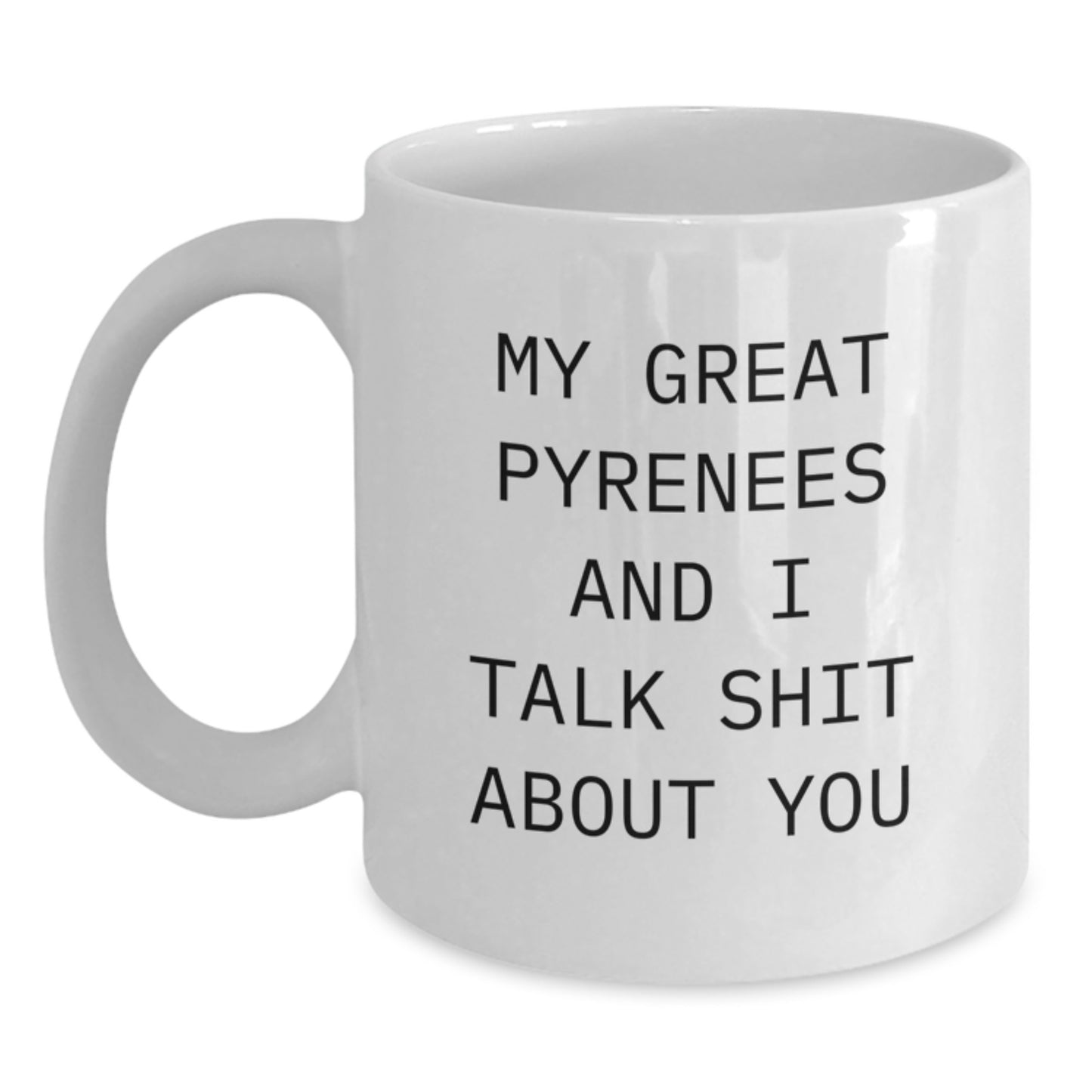 Great Pyrenees Keepsake Surprise White Coffee Mug for Him Birthday Gift - Main