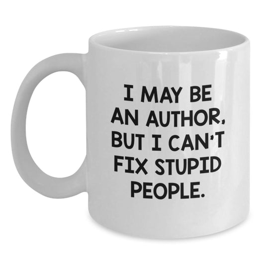 Funny Author Quote Gifts from Family Friends Unique Graduation Gifts for Men Women Author Mug - Main
