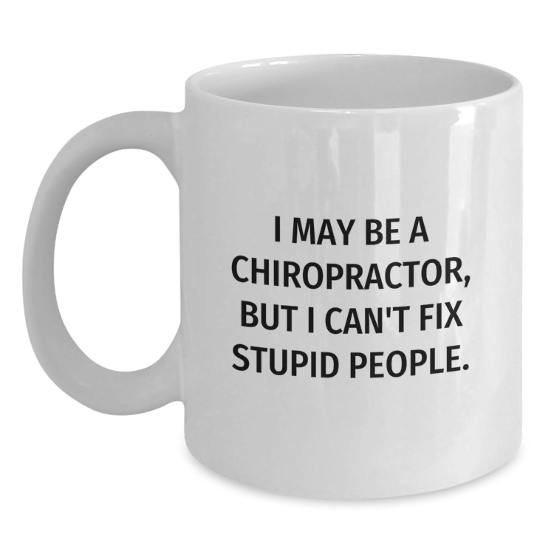Chiropractor Keepsake White Coffee Mug for Him Birthday Gift - Main