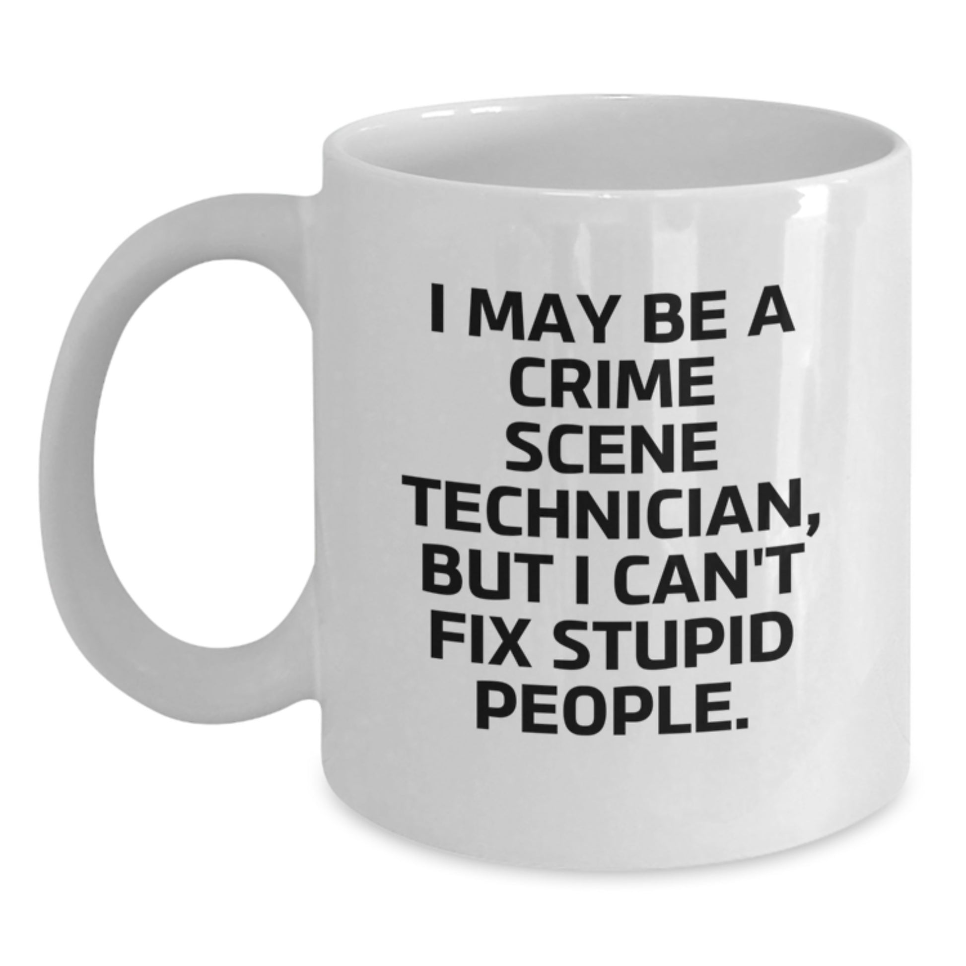 Crime Scene Technician Keepsake Mug for Him Birthday Gift Premium - Main