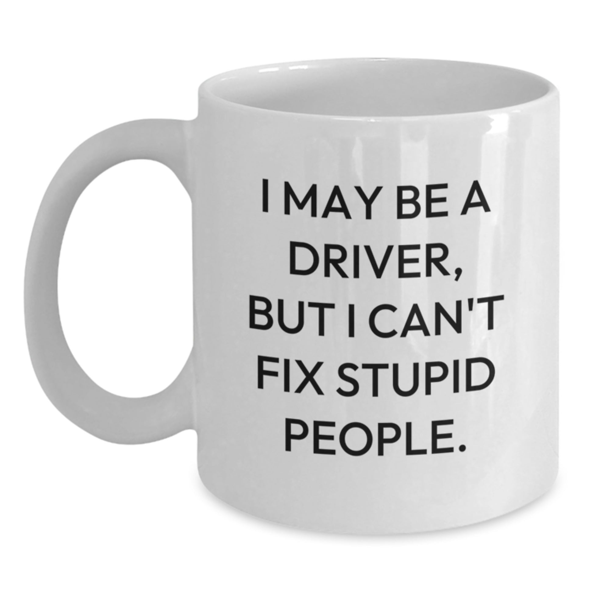 Driver Keepsake White Coffee Mug for Him Surprise Birthday Gift Personal - Main