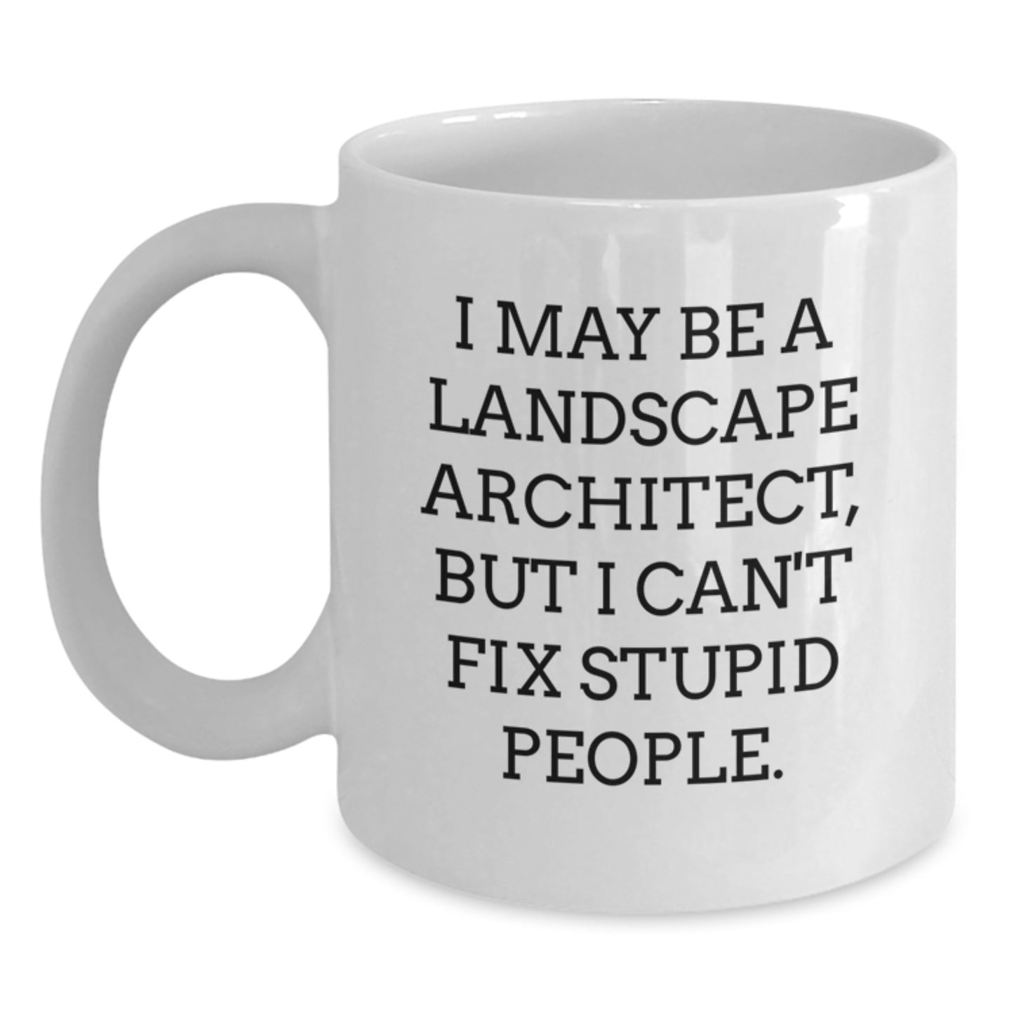 Birthday Gift Landscape Architect White Mug for Her Present - Main