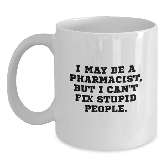Pharmacist Keepsake White Coffee Mug for Him Graduation Gift - Main
