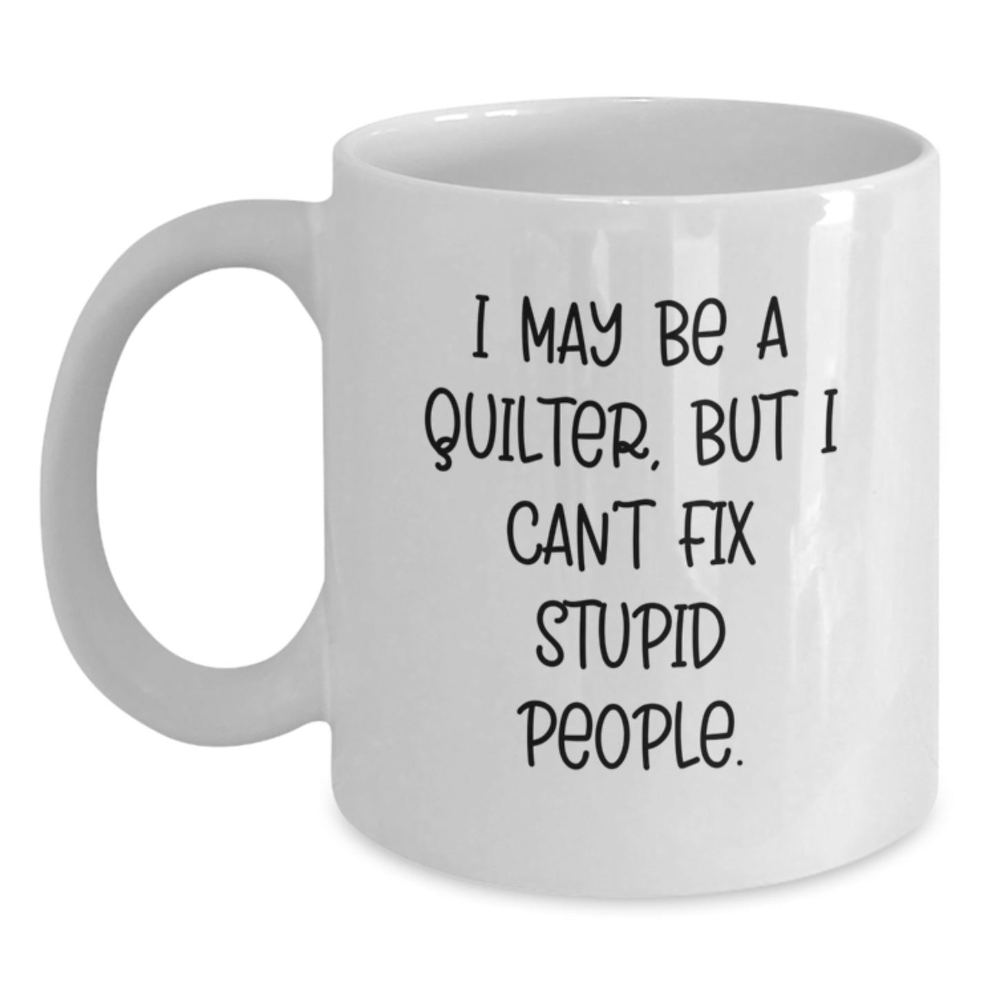 Quilter Keepsake White Coffee Mug for Him Surprise Birthday Gift Deluxe - Main