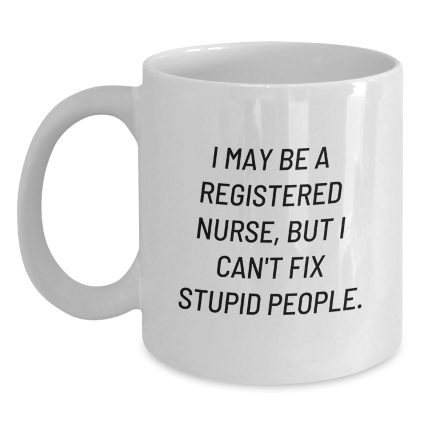 Registered Nurse Keepsake White Coffee Mug Birthday Gift for Him - Main