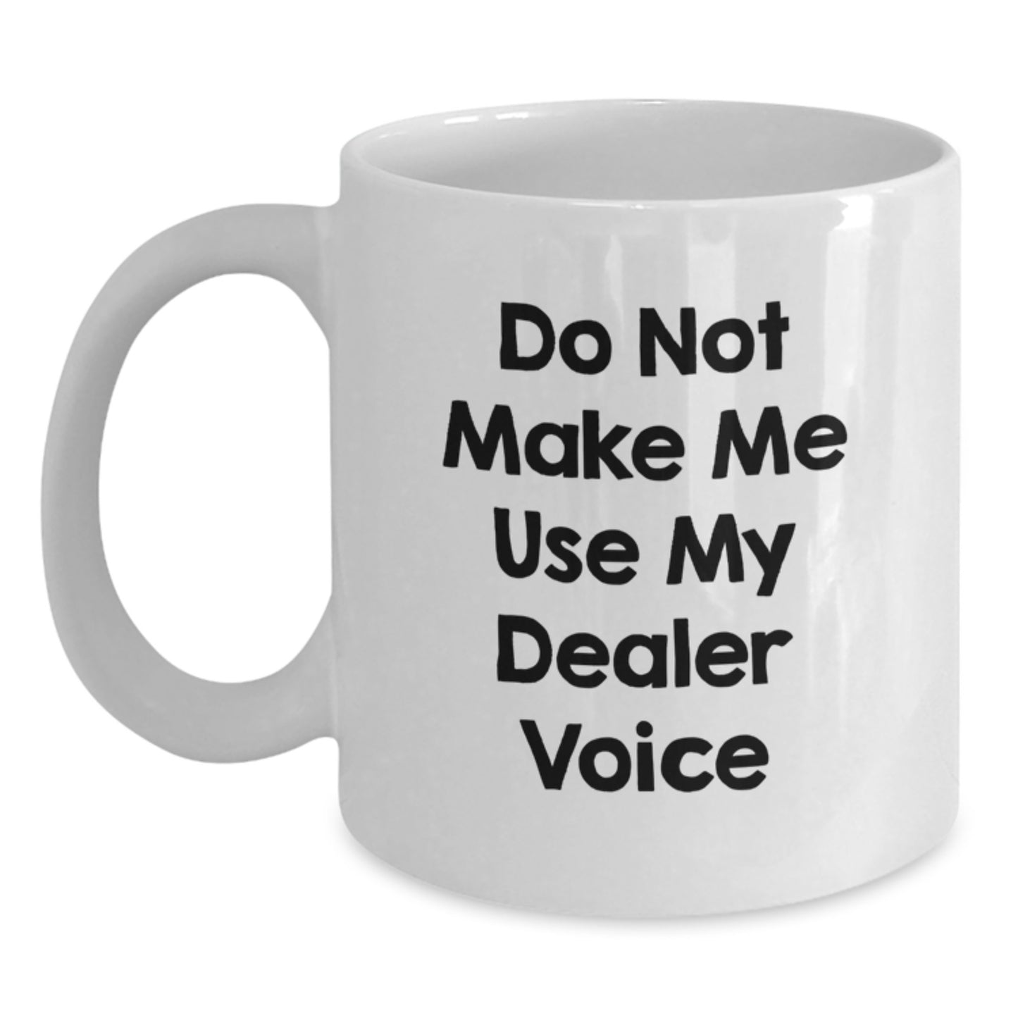 Birthday Gift for Her Dealer White Ceramic Coffee Mug Present - Main