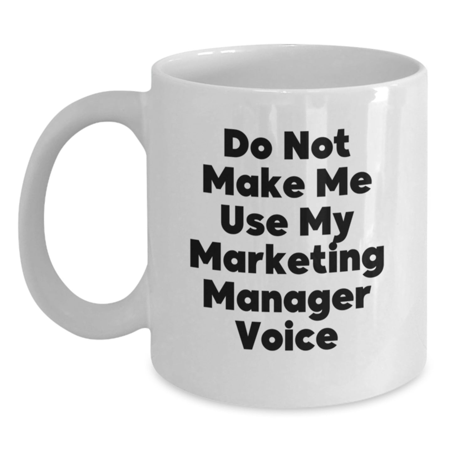Marketing Manager Keepsake White Coffee Mug for Him Birthday Gift - Main