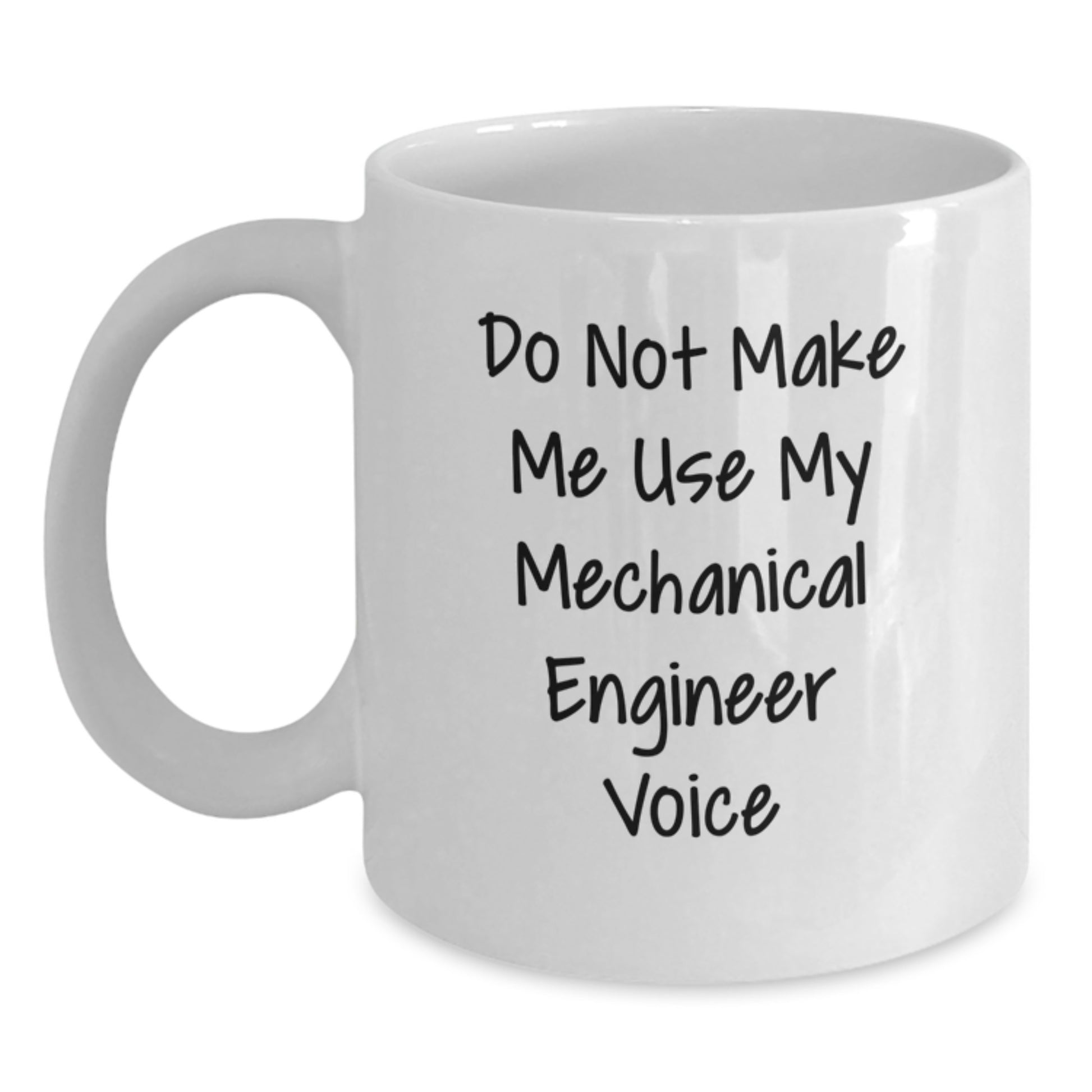 Mechanical Engineer Keepsake White Ceramic Mug for Him Birthday Gift - Main
