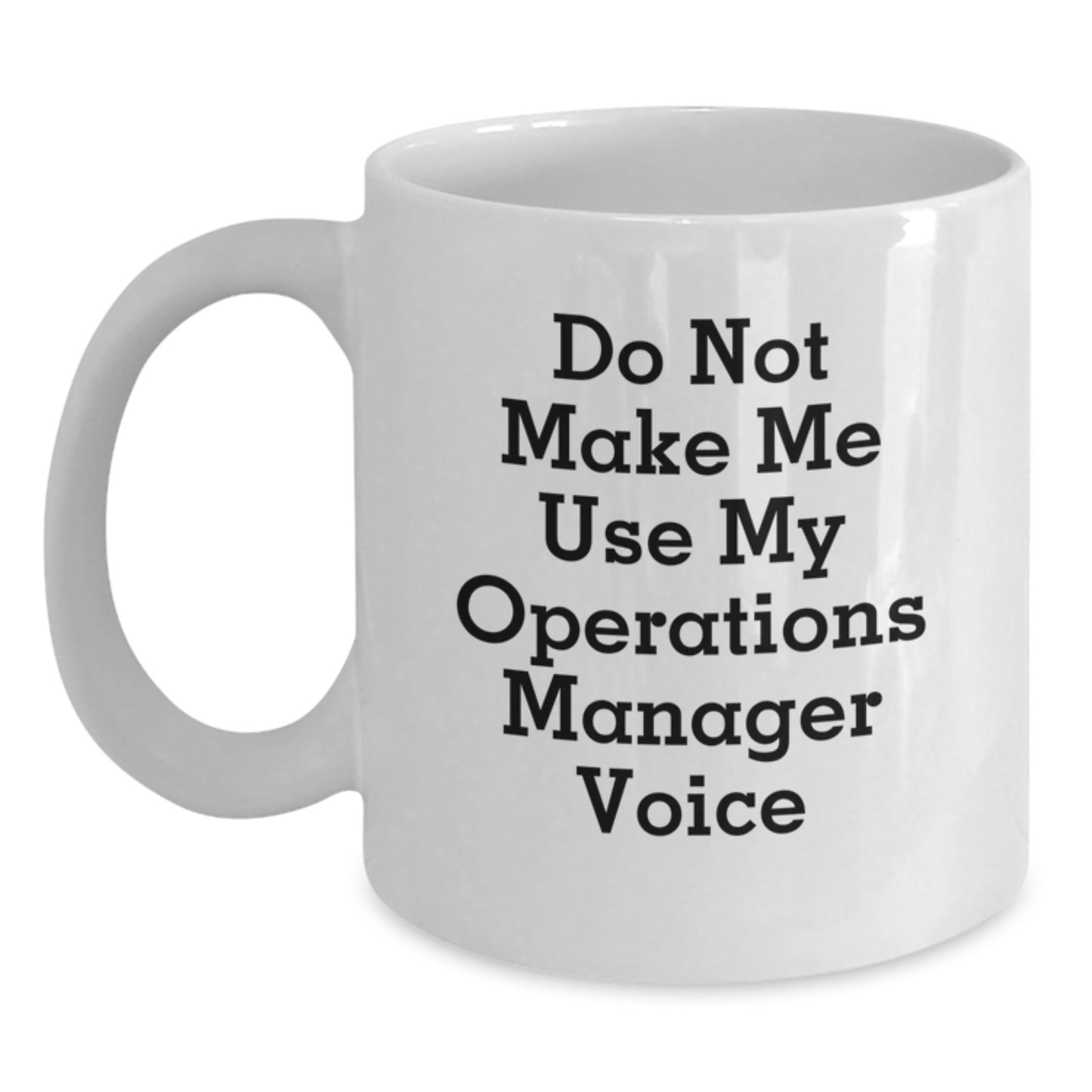 Birthday Gift for Her Operations Manager White Coffee Mug Present - Main