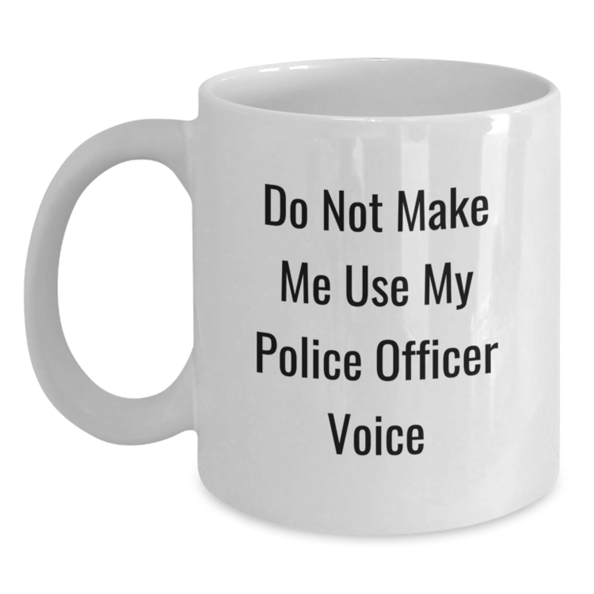 Police Officer Mug for Teens Memento Humorous Birthday Gift - Main