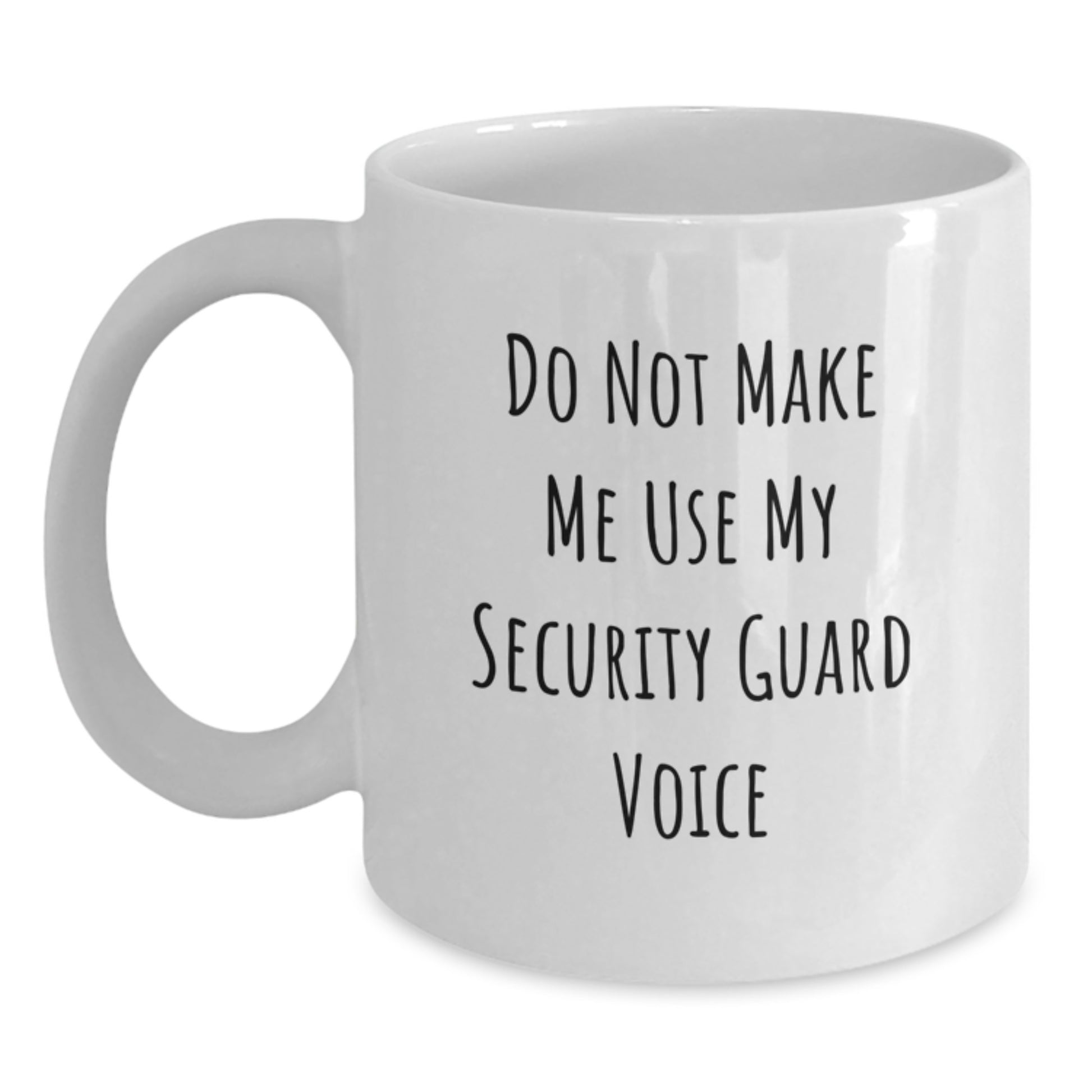 Security Guard White Mug for a Best Friend Companion Birthday Gift - Main
