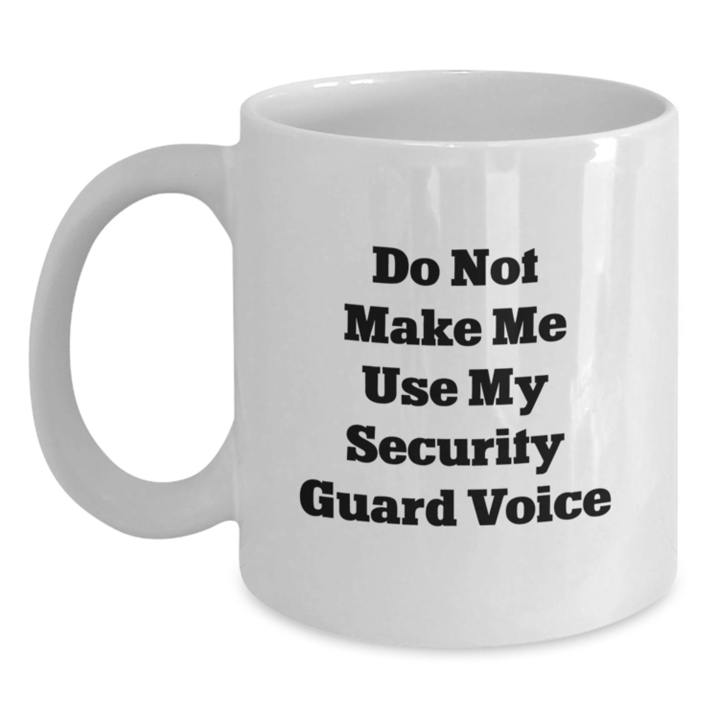 Security Guard Keepsake Ceramic White Mug for Him Birthday Gift - Main