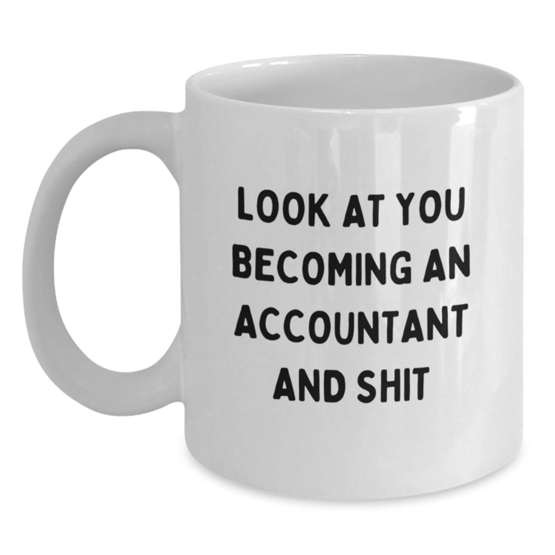 Birthday Gift for Her Accountant White Mug Present - Main