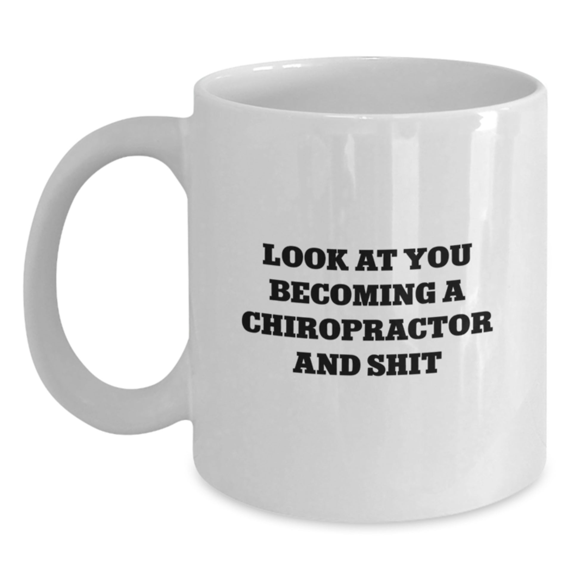 Chiropractor Keepsake Ceramic White Coffee Mug for Him Birthday Gift - Main