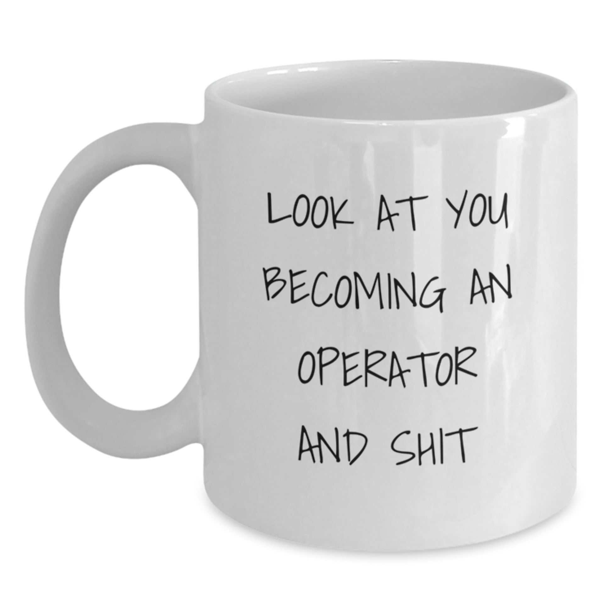 Funny Operator White Coffee Mug for Mother's Day Unique Gifts from Family to Operator Friends - Main