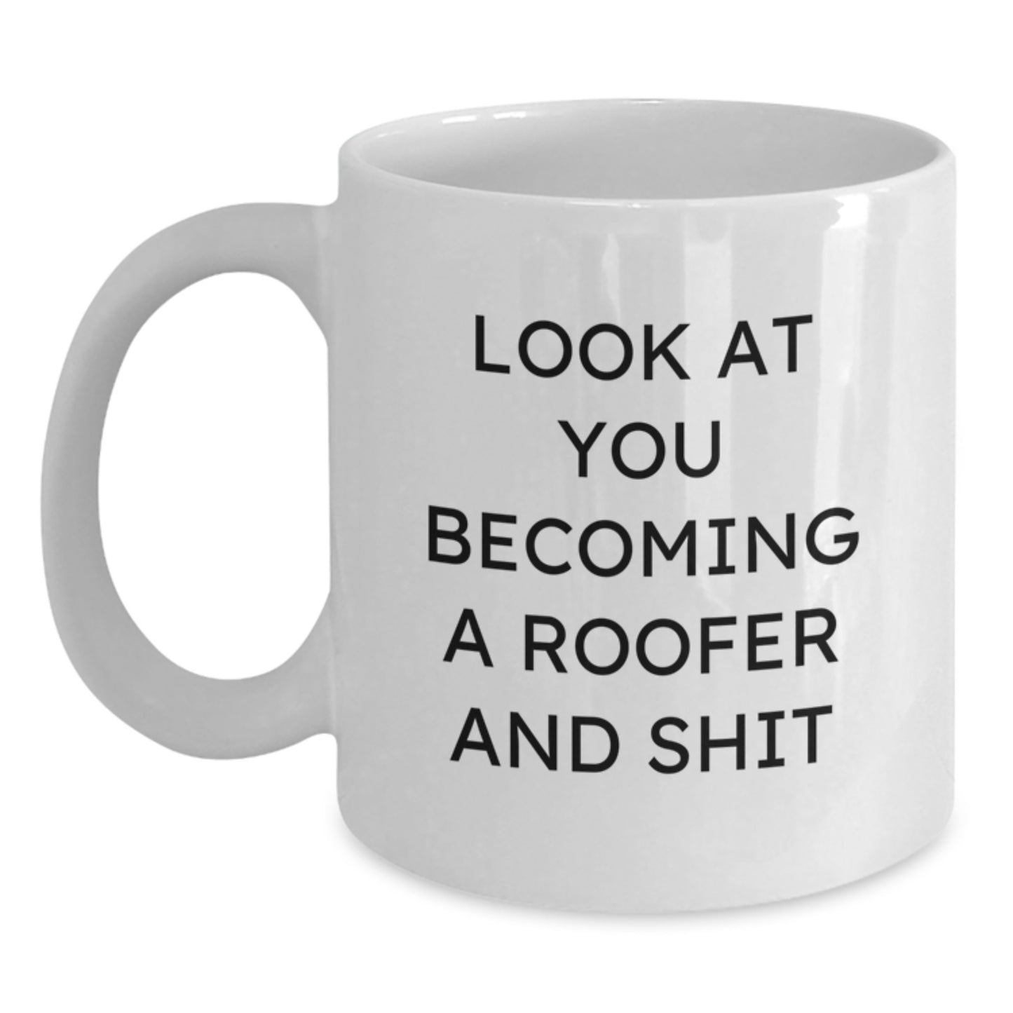 Roofer Keepsake Mug for Him Birthday Gift White 11oz Ceramic Microwave - Main