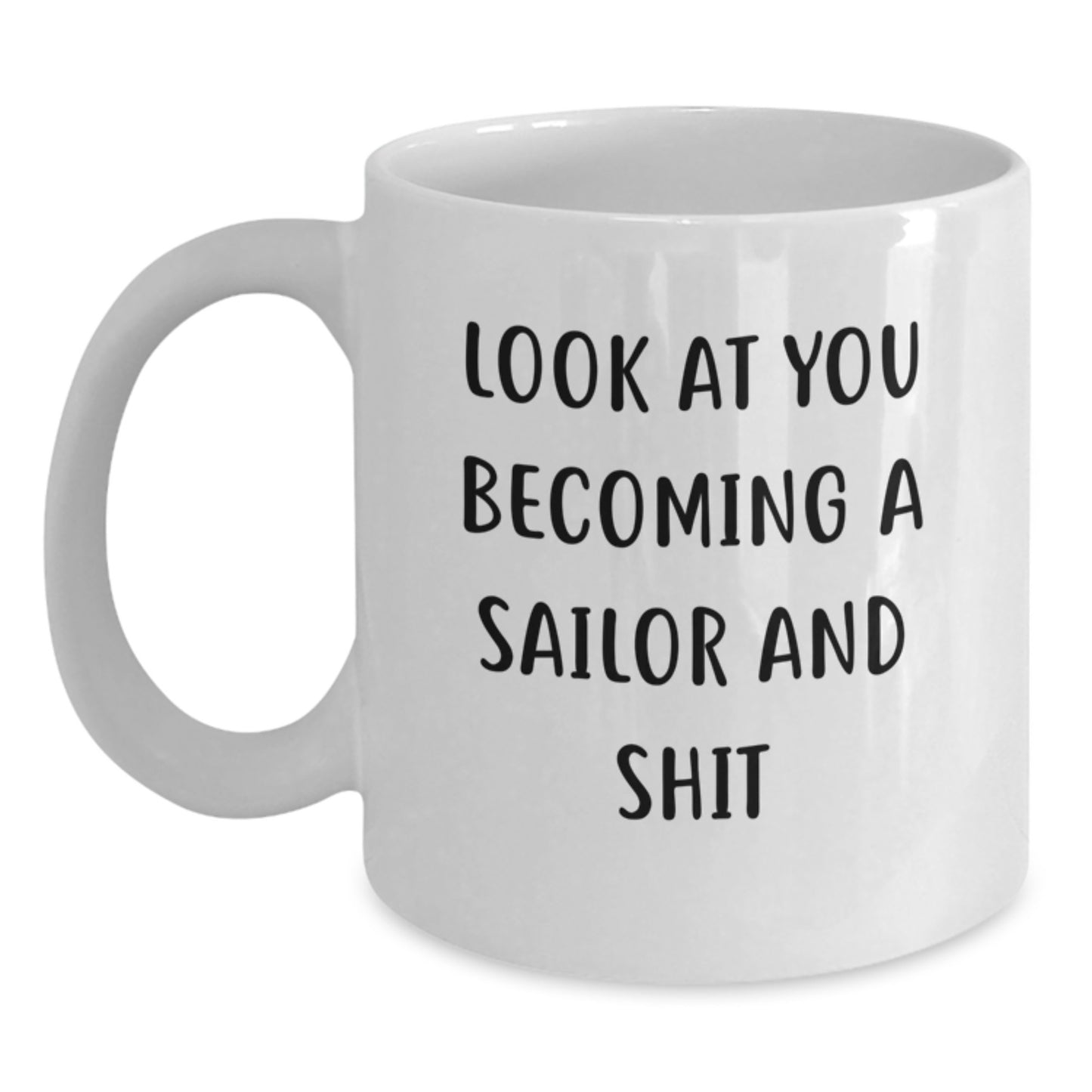 Sailor Crews White Coffee Mug Keepsake for Him Birthday Gift - Main