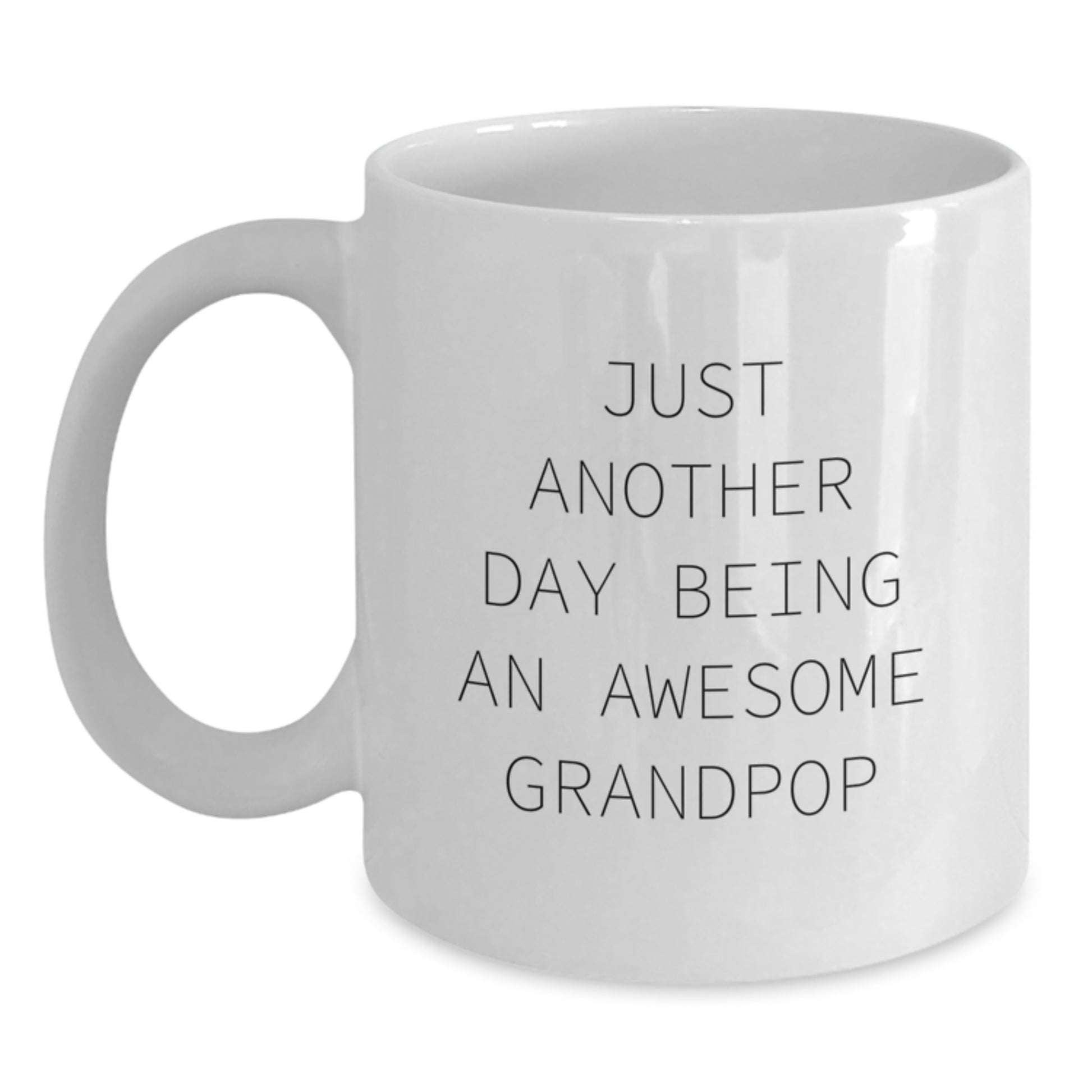 Grandpop Keepsake White Coffee Mug Birthday Gift for Him Ceramic 11oz - Main