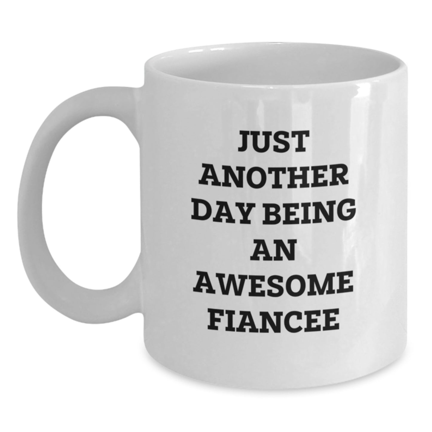 Birthday Gift for Roommates Collectible White Coffee Mug for Fiancee - Main