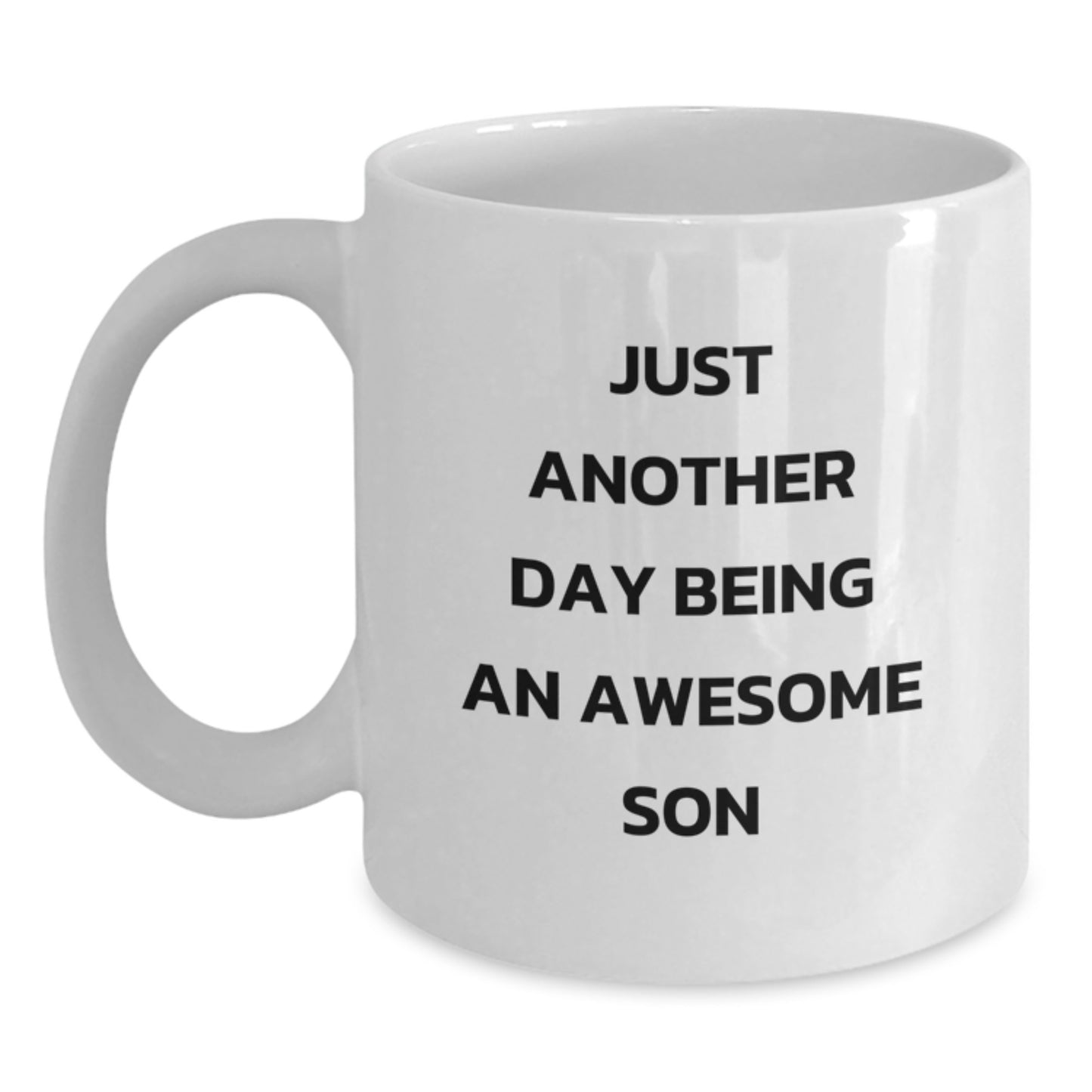 Son Keepsake White Coffee Mug Birthday Gift for Him - Main