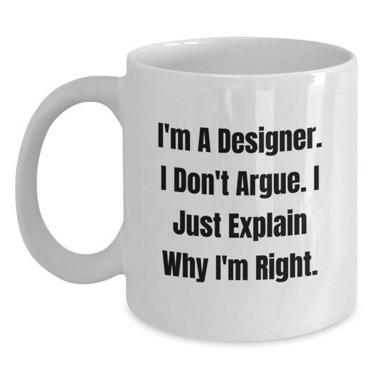 Funny Inspirational Designer Gifts from Friends to Mom on Mother's Day White Coffee Mug with 11oz or 15oz Capacity - Main