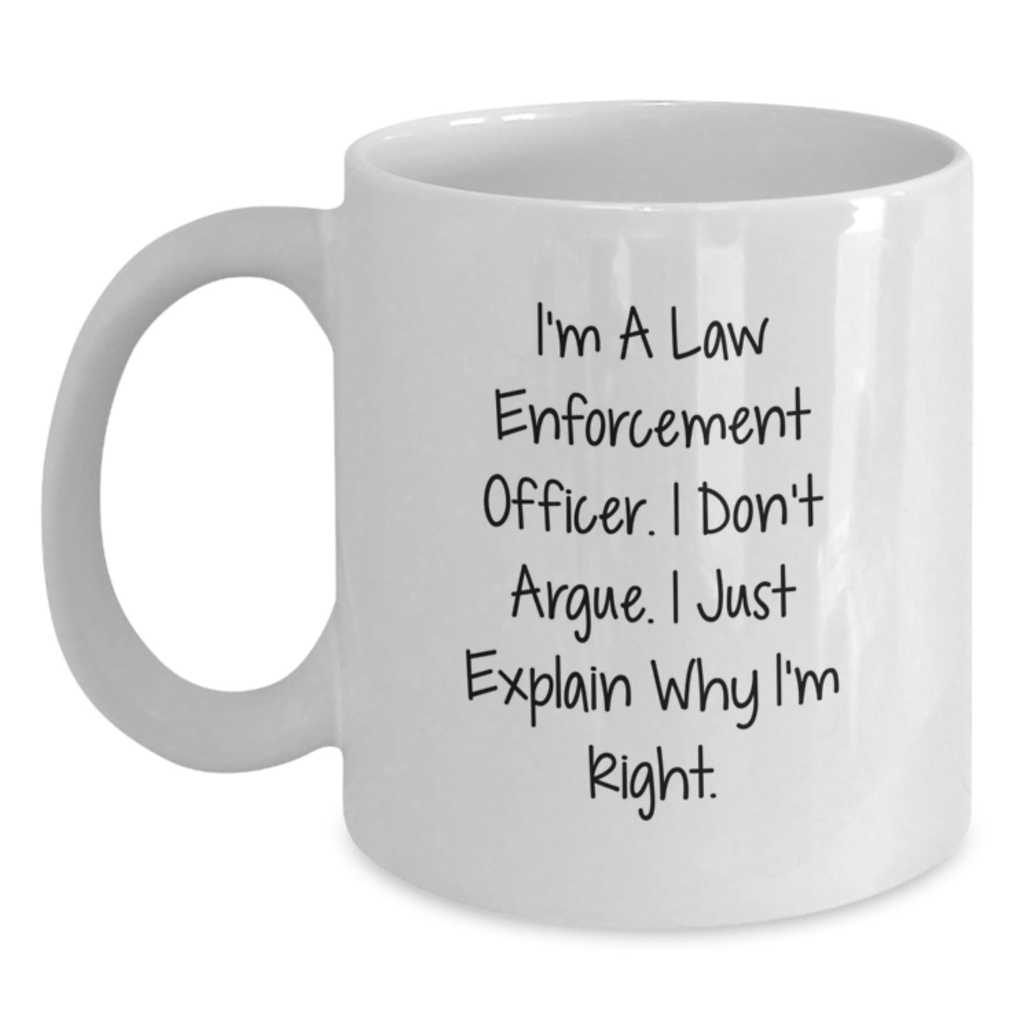 Law Enforcement Keepsake Mug Birthday Gift for Him - Main