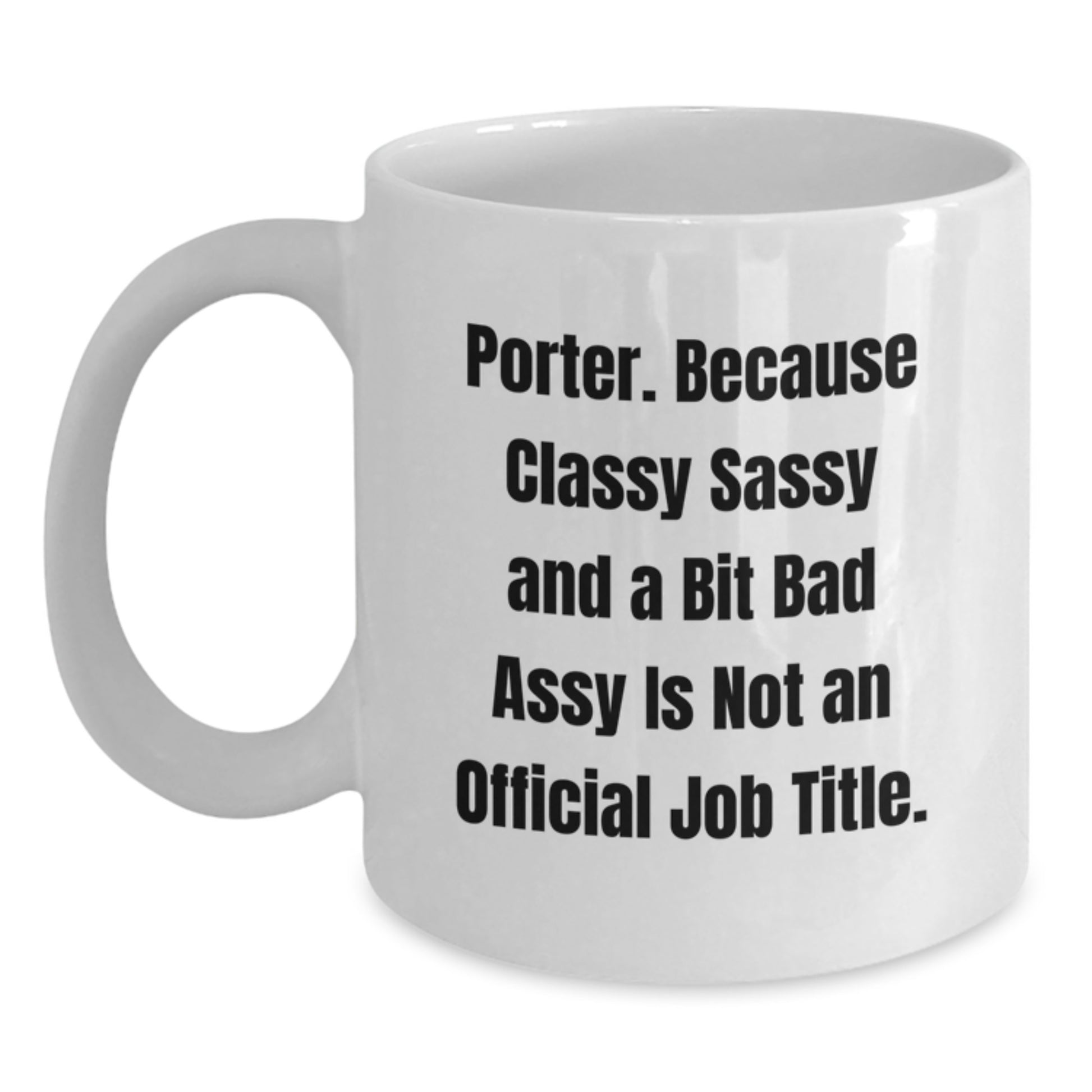 Birthday Gift for Her Porter White Coffee Mug Present - Main