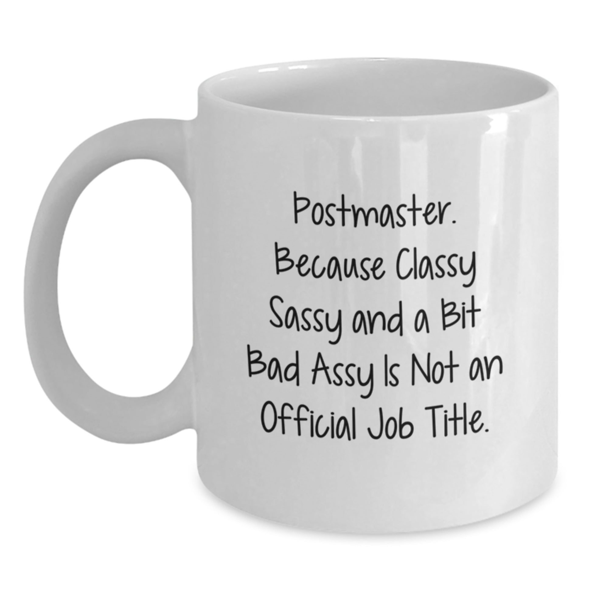 Birthday Gift Postmaster White Coffee Mug for Her Present - Main
