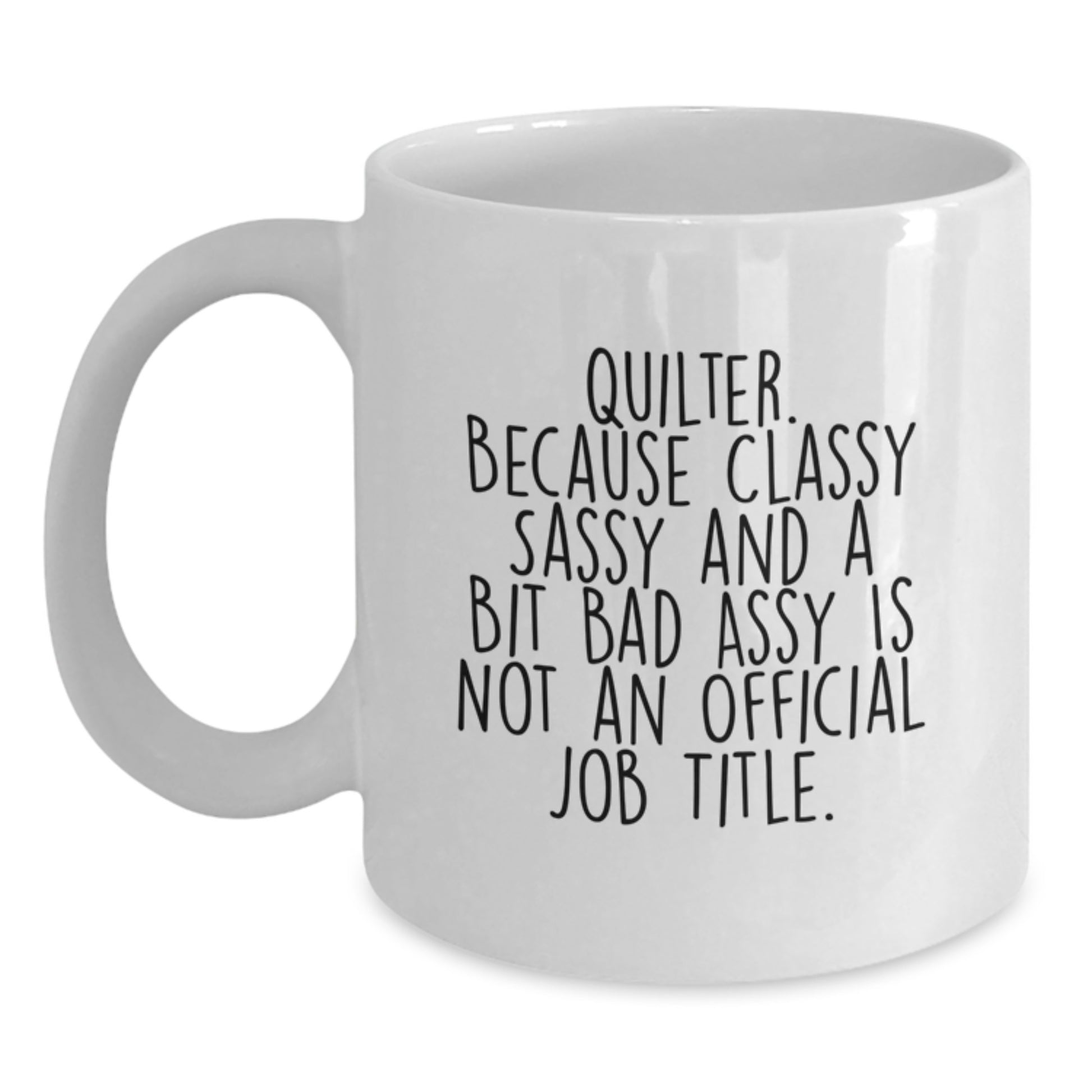 Birthday Gift Quilter White Coffee Mug for Her Present - Main