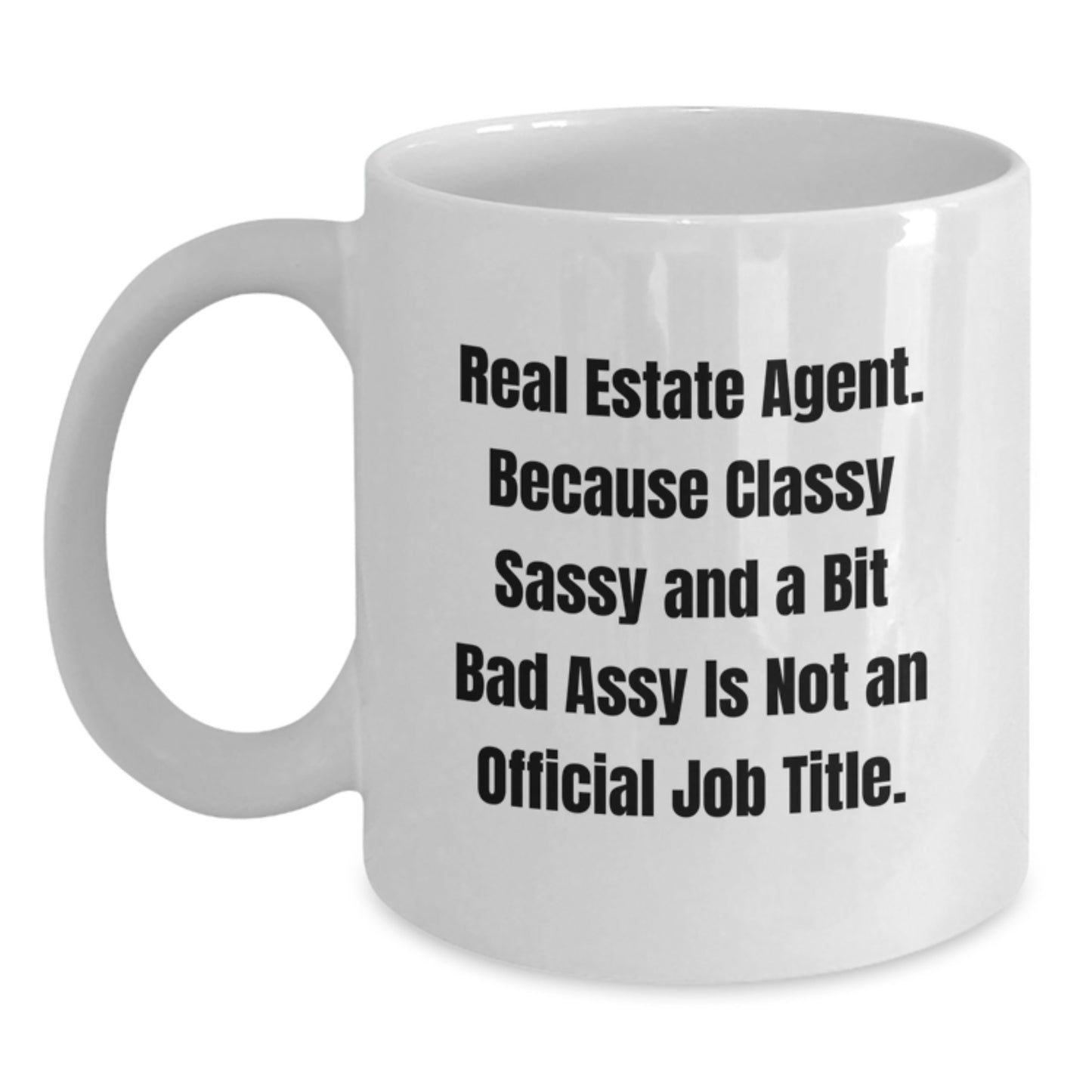 Birthday Gift for Her Real Estate Agent Mug – Keepsake White Ceramic - Main