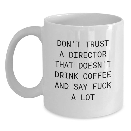 Director White Coffee Mug 11oz Birthday Gift for Coworkers Idea - Main