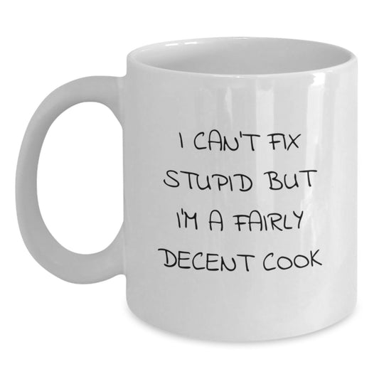 Funny Cook White Coffee Mugs For Graduation Unique Gifts From Friends To Family - Main