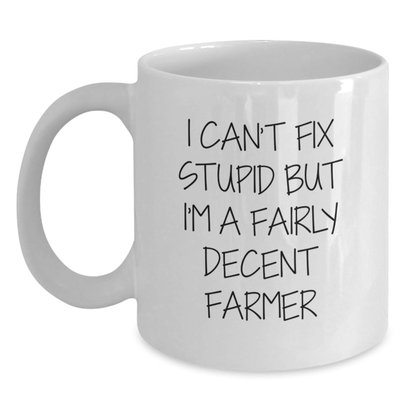 Funny Farmer Quotes Gifts for Men Friends from Family - White 11oz or 15oz Ceramic Coffee Mug - Perfect Graduation Unique Gifts Ideas for Farmers - Main