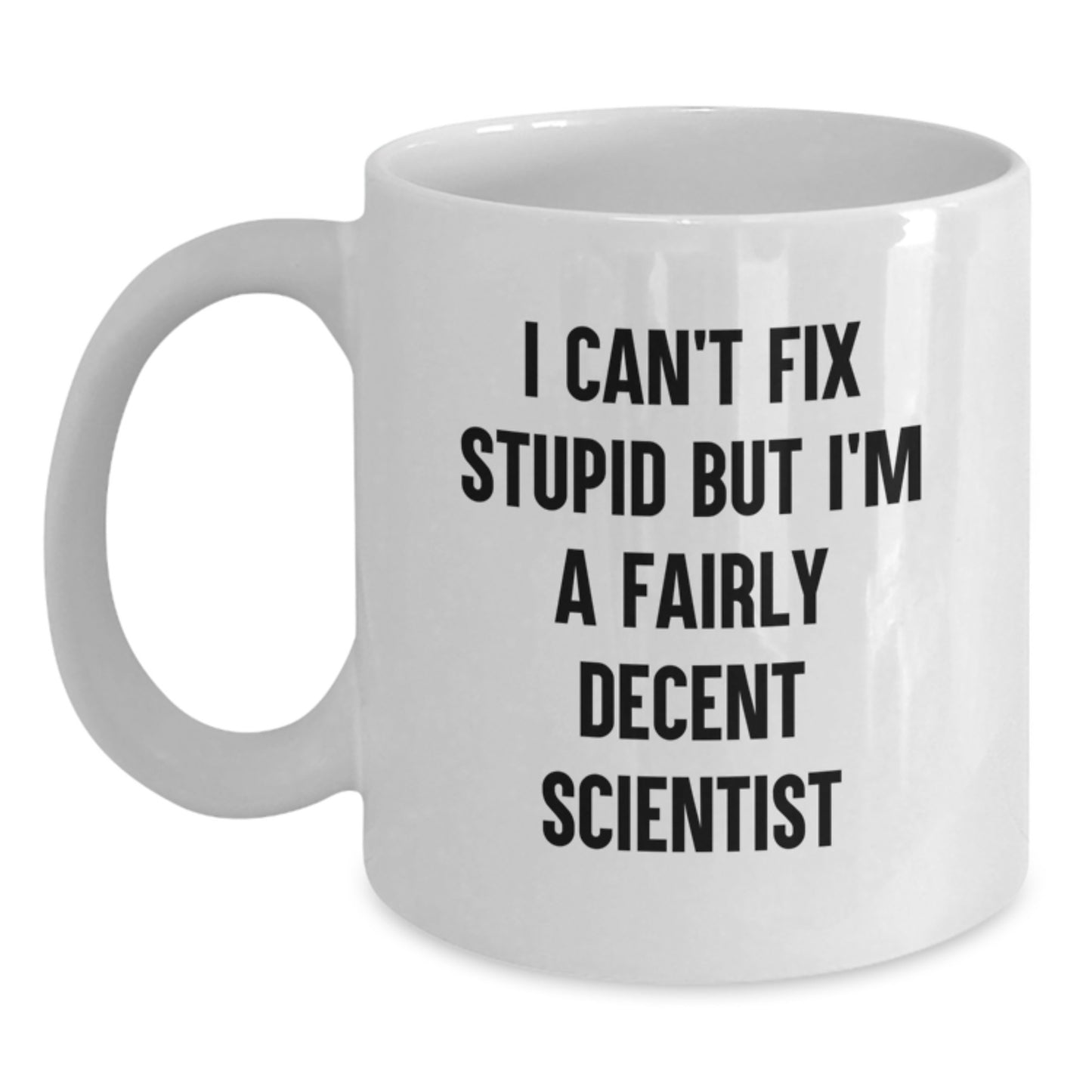 For Him Keepsake Scientist Ceramic White Coffee Mug Birthday Gift - Main