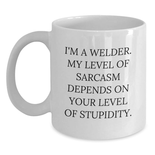 Funny Welder Gifts from Friends for Men Graduation Unique White Coffee Mugs - Main