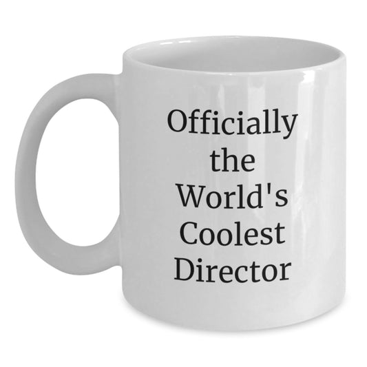 Funny Director White Coffee Mug Gifts from Family Friends for Men Women Graduation Unique - Main